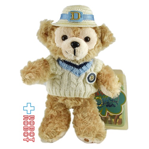 TDS ディズニー ダッフィ— スプリングヴォヤッジ 2012  ぬいぐるみバッジ 紙タグ付