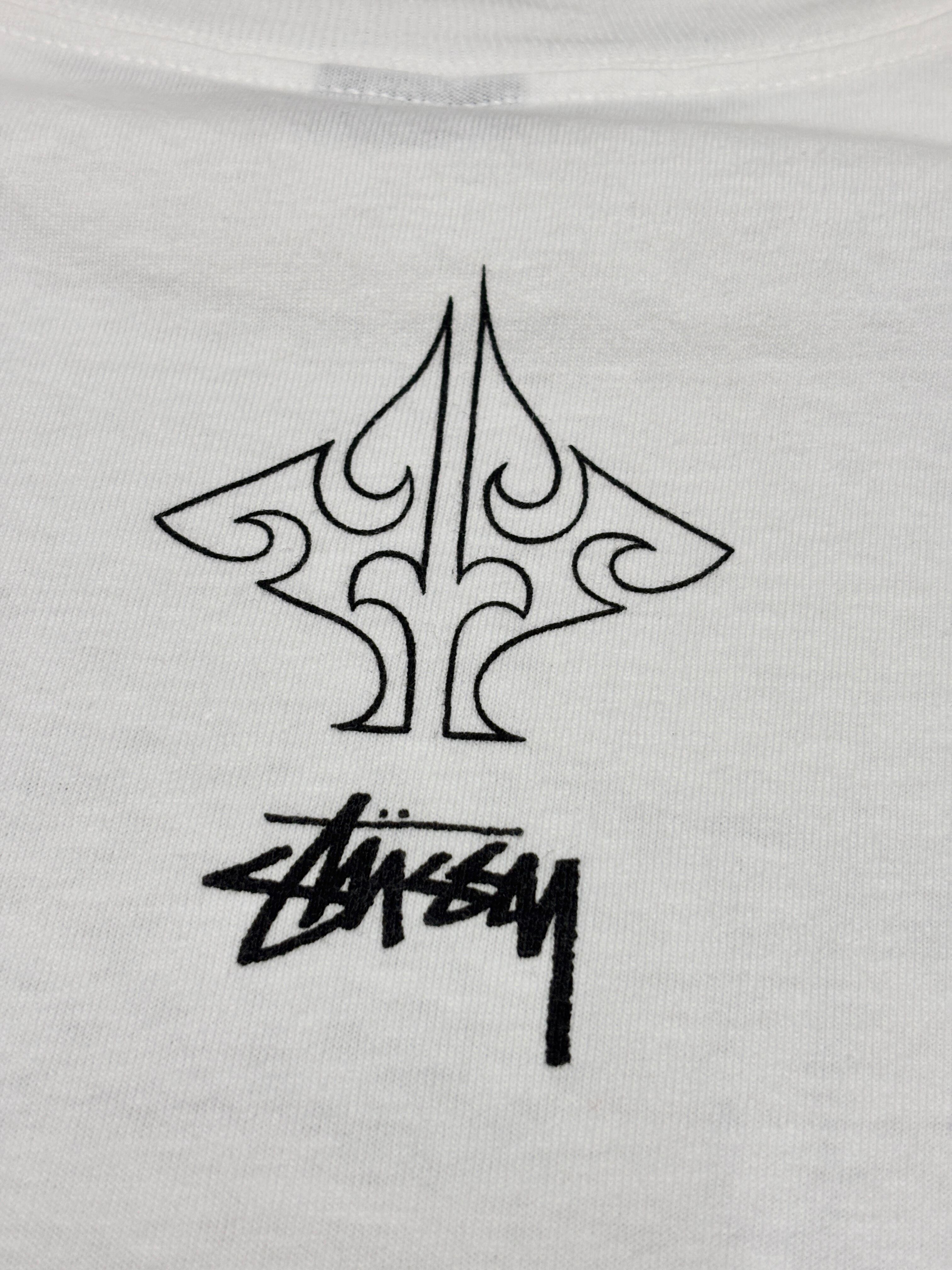 00s OLD STUSSY × 7STARS/Skull & Brush Tee/2006年/L/スカルプリントT
