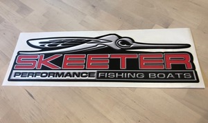 SKEETER PERFORMANCE FISHING BOAT カーペットデカール