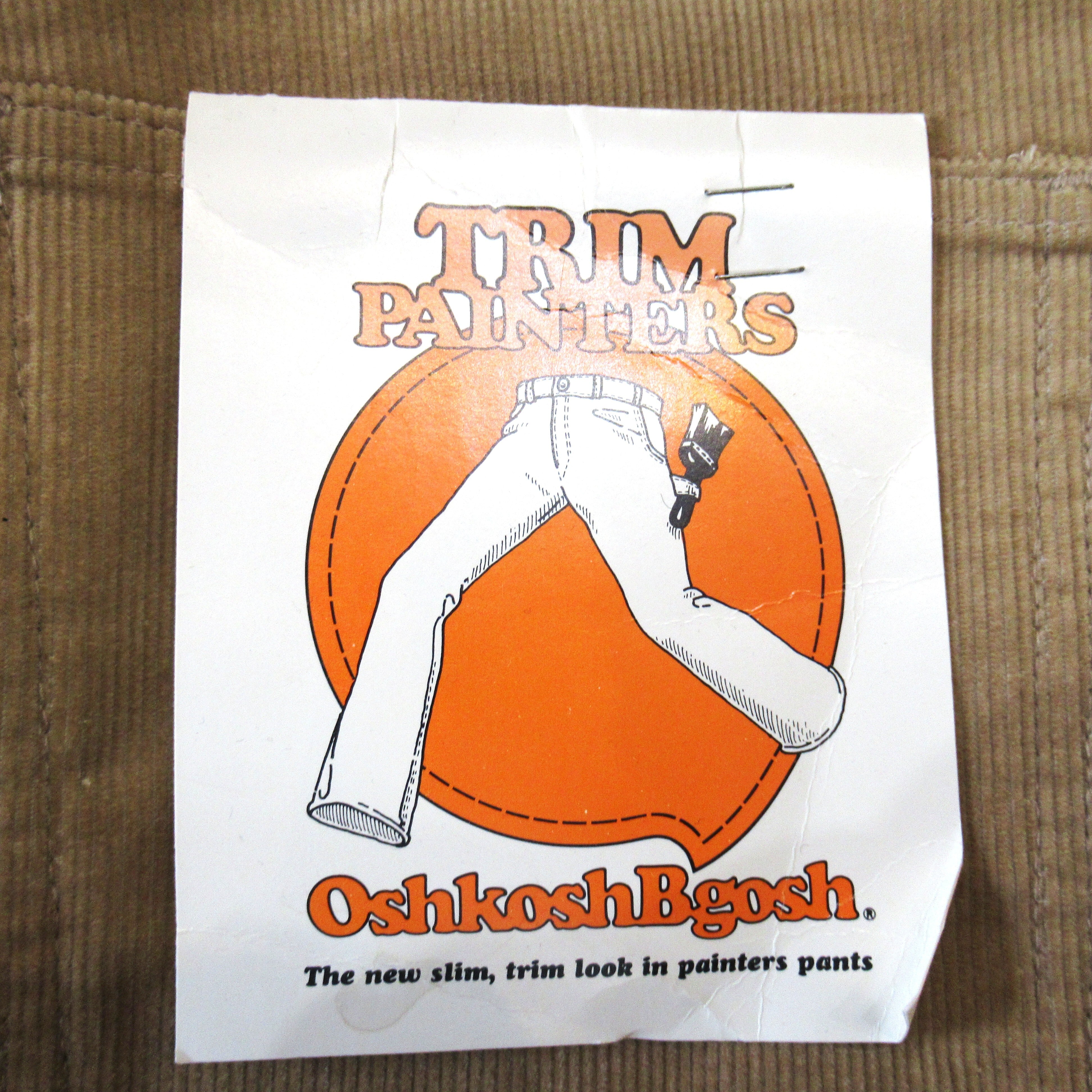 70S Oshkosh B`gosh Deadstock!! Coruduroy Painter Pants【W33 L33