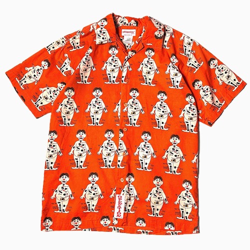 Y2K【OPERATION】Patterned Short Sleeve Shirt