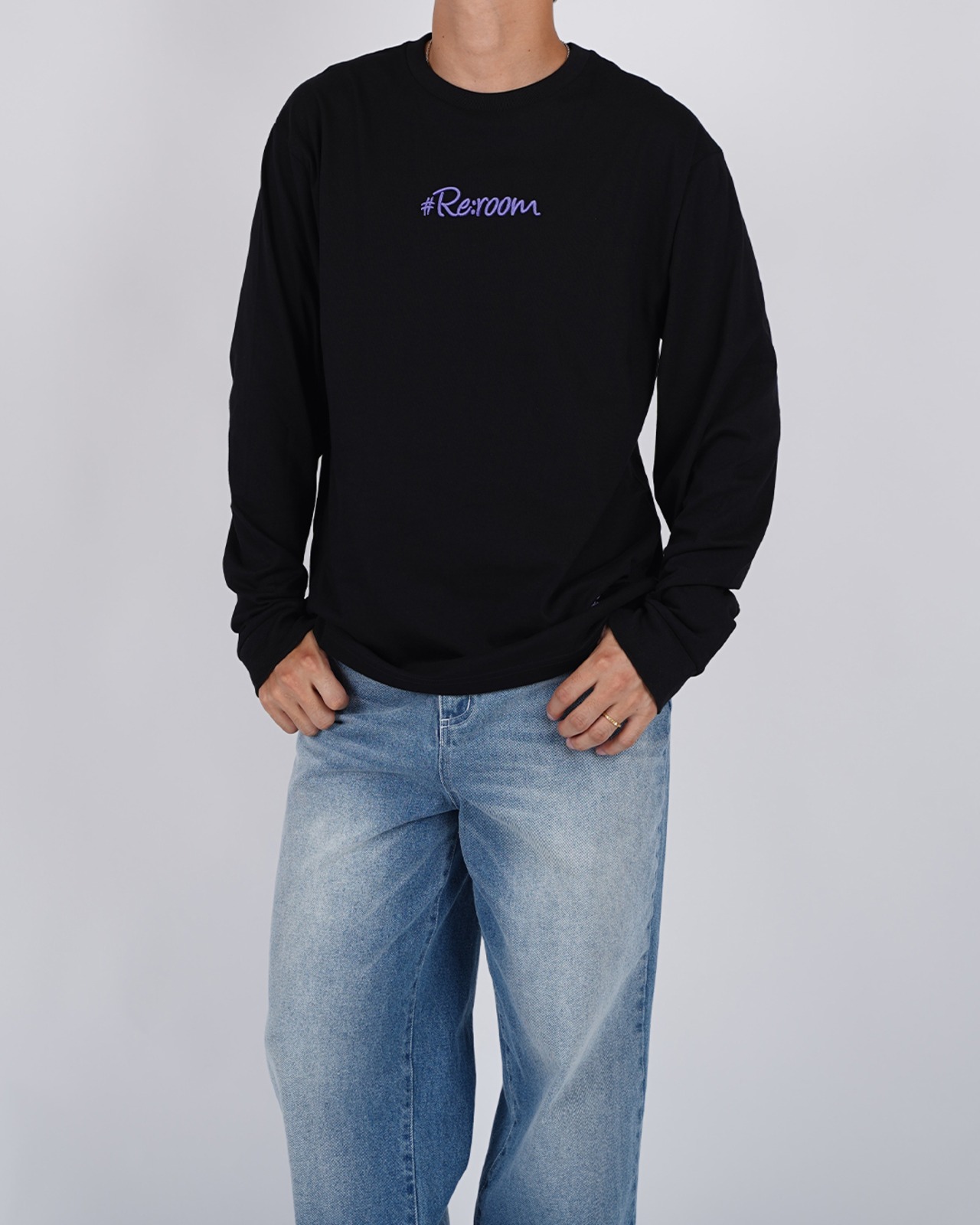 【#Re:room】3D LOGO LONG SLEEVE［REC923］