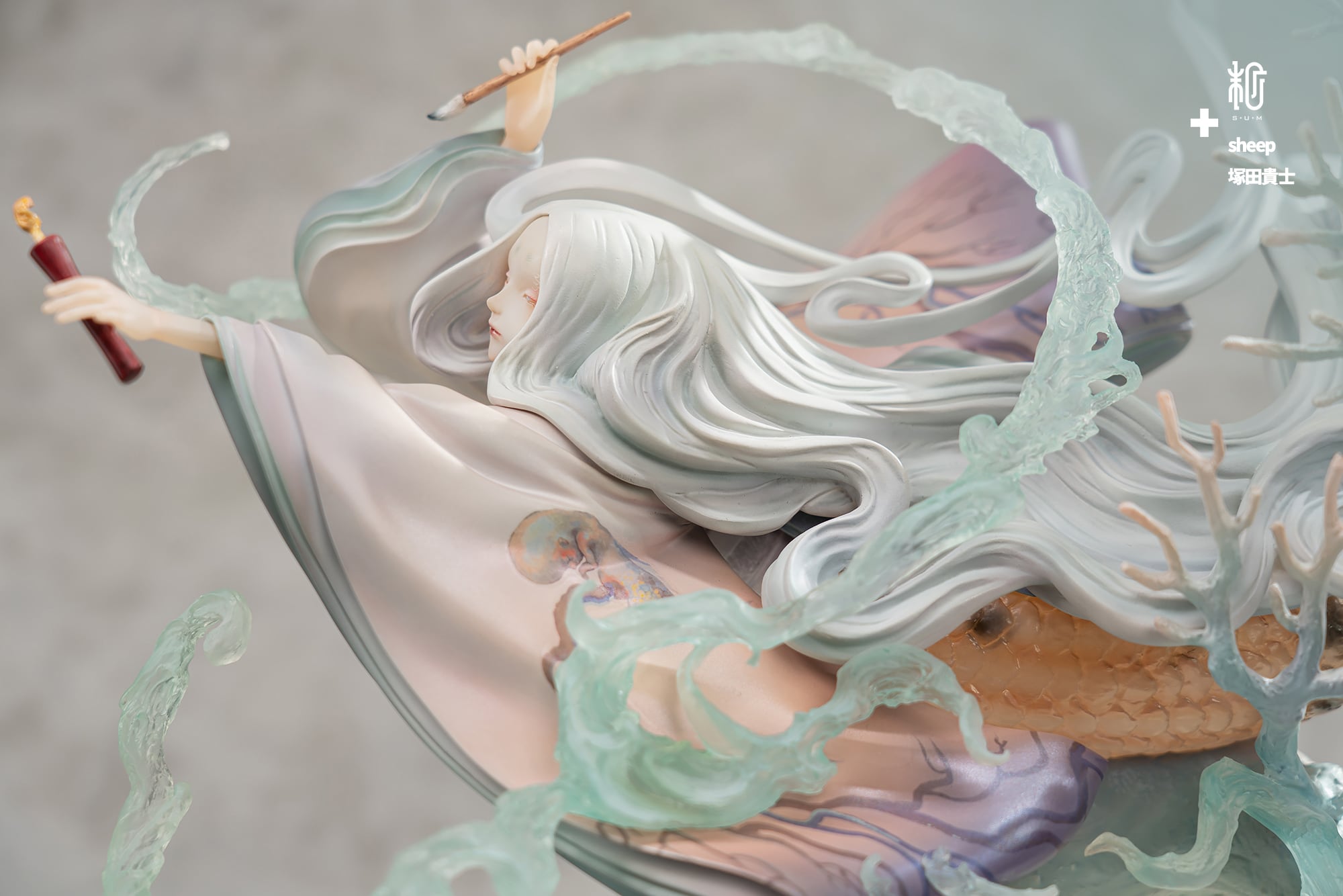 赤い蝋燭と人魚 白ver 200体限定｜sheep×塚田貴士 | sumart