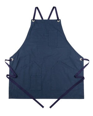 POLITE work apron 03 short NV / ポライト ワークエプロン 03 ショート（ネイビー）