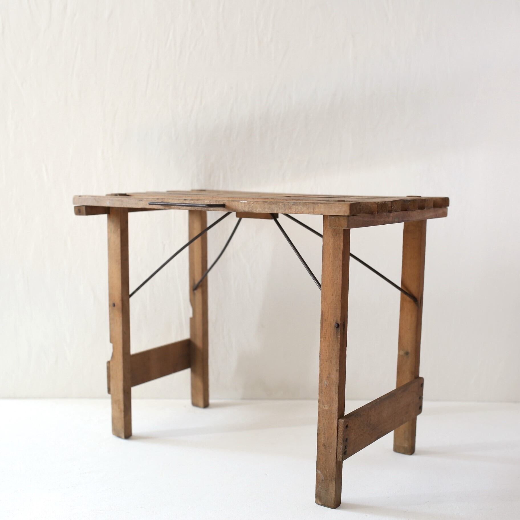 フランス アンティーク ヴィンテージ 折り畳み椅子 フォールディング