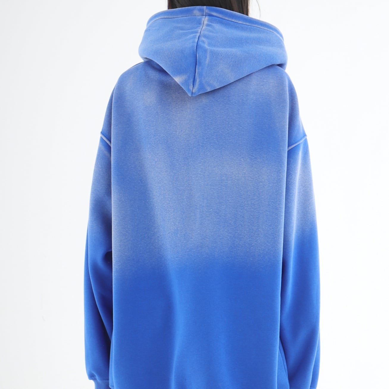 メルトワッペン刺繍 グラデーション ウォッシュド ジャケットパーカー