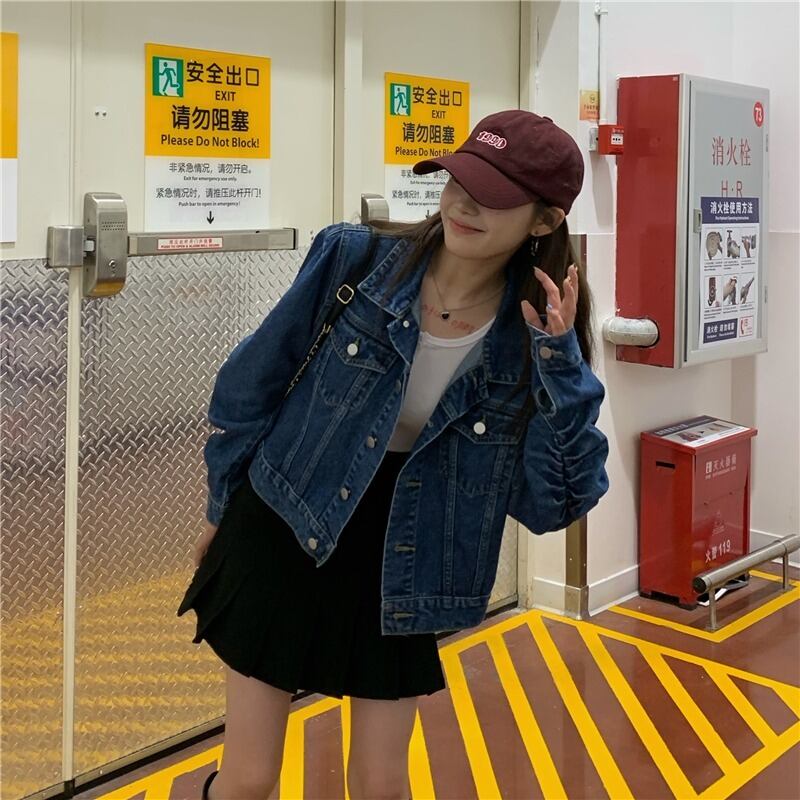 ブルールーズジャケット オータムスタイルカジュアル ロング 秋物 モンロー38483224720