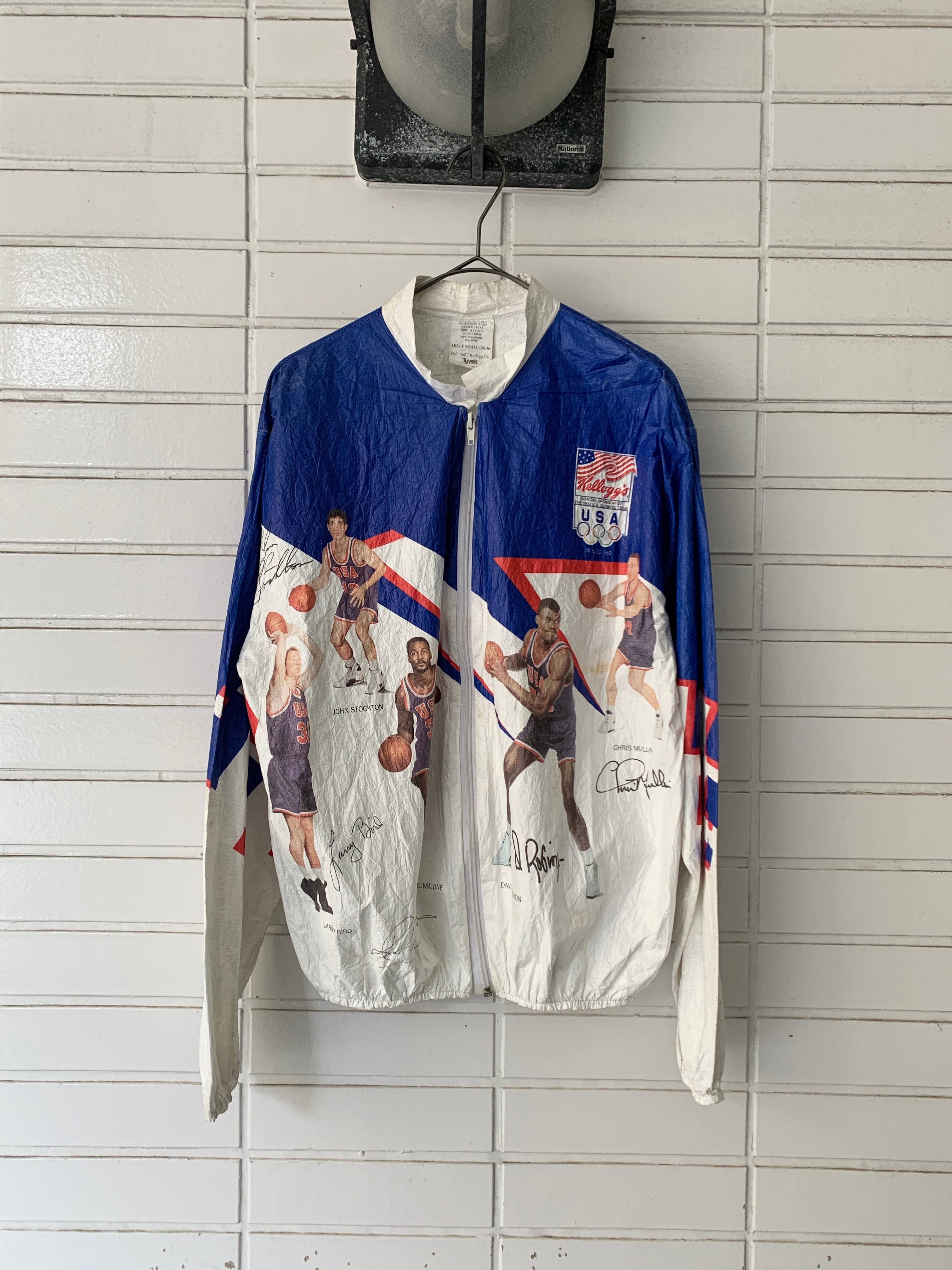 (OT589)Paper jacket 90's USA dream team made in USA