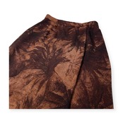 Leilian レリアン 柄入り ロング スカート サイズ 11 /ブラウン/レディース/日本製