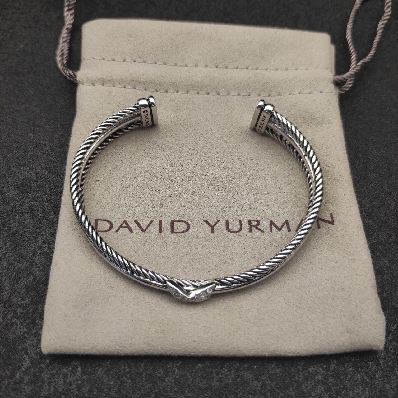 David Yurman ブレスレット シルバー ゴールド ロープデザイン David Yurman ブレスレット シルバー ゴールド ロープデザイン