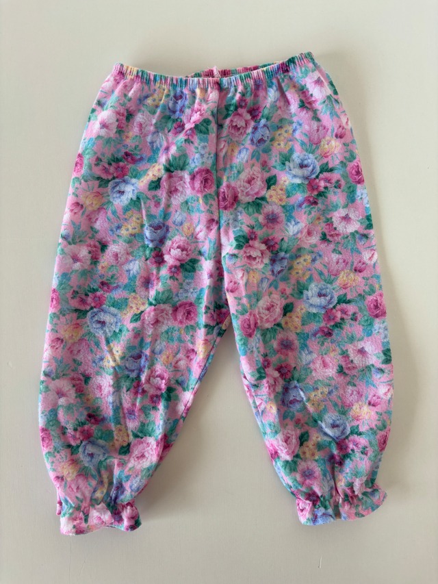 【2T相当・vintage】USA製　フローラルセットアップ