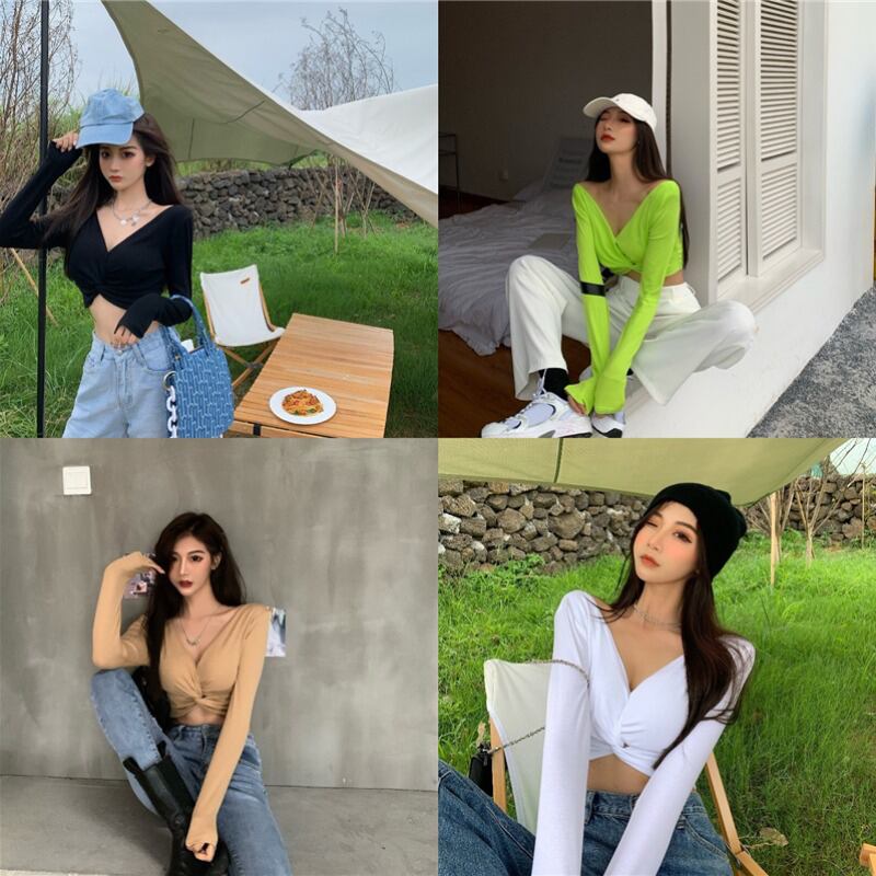 センスVネック半袖Tシャツレディース秋のベーシックタイトフィットボトミングシャツ、胸パッドブラックトップ ブラックストロベリース27177912777