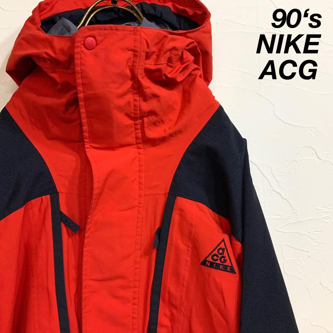 希少 極美品 90s NIKE ACG 旧ロゴ マウンテンパーカー | 古着屋 MOU