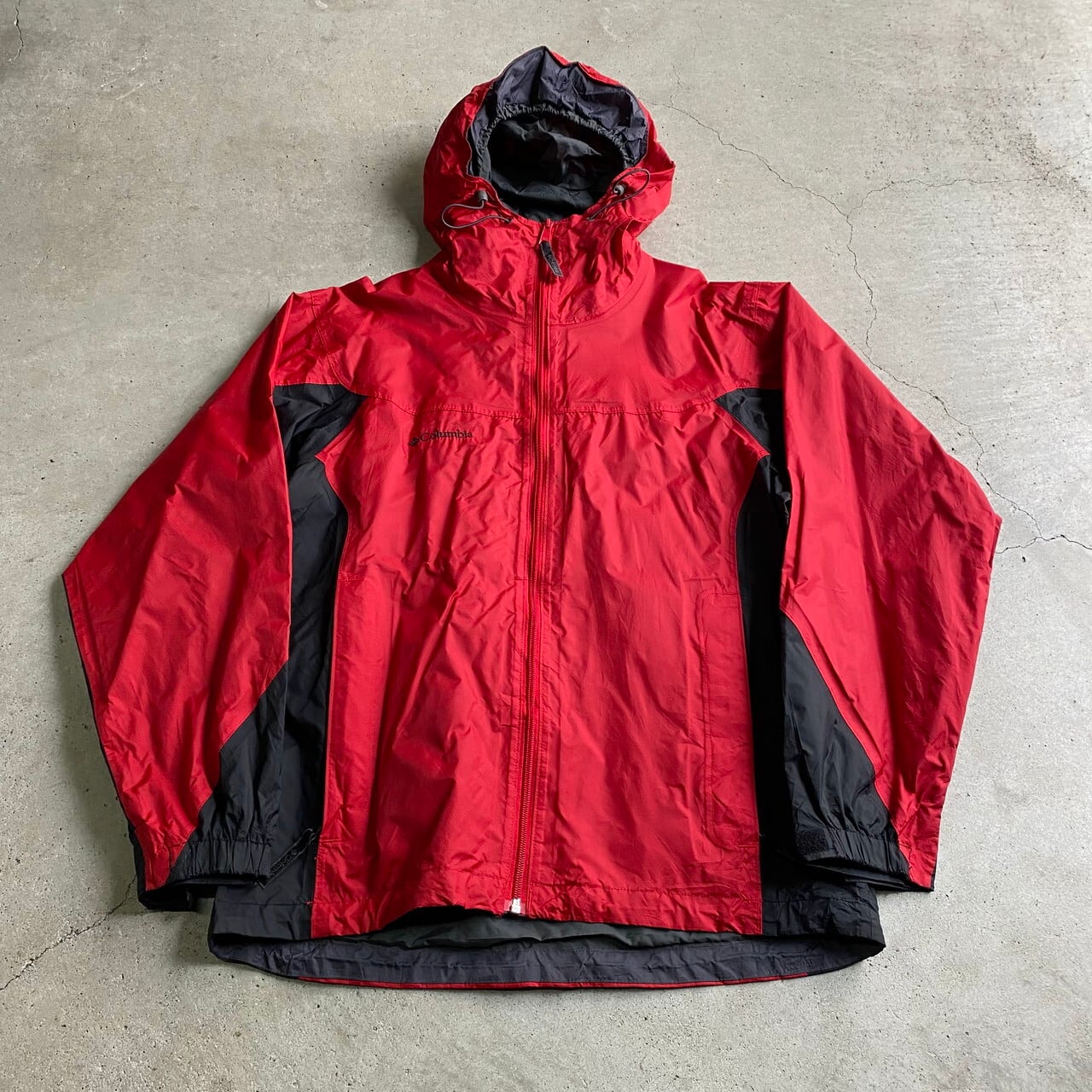 Columbia コロンビア 防水 ウォータープルーフ マウンテンパーカー メンズs 古着 ナイロンジャケット レッド 赤 アウトドアジャケット Cs29a 50 Cave 古着屋 公式 古着通販サイト