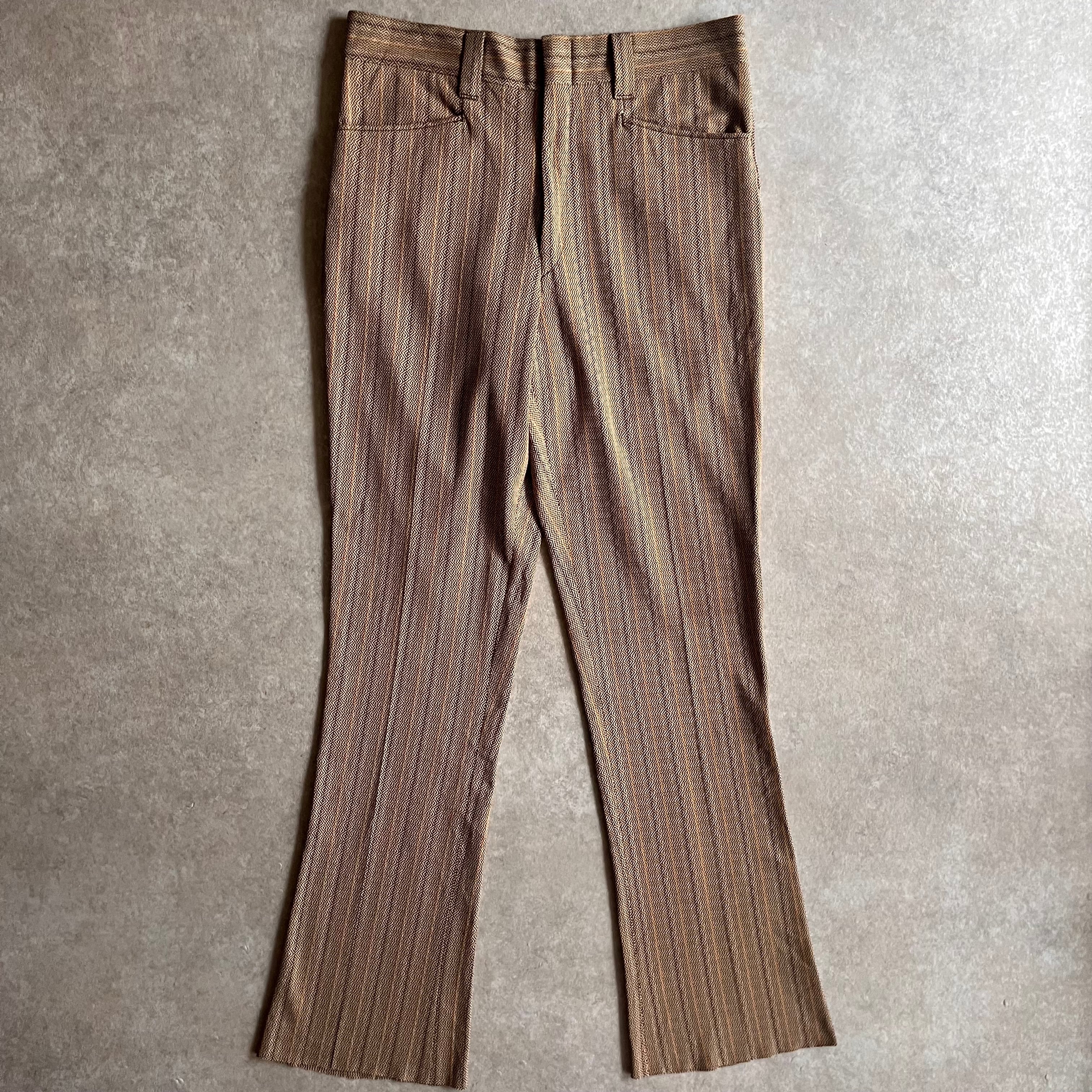1970s Wright ever pressed Flare Pants W33 L35
