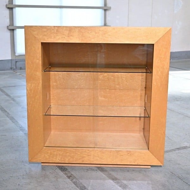 ★ IDEE 「スクエア」チェスト バーズアイメープル 飾り棚 インテリア ダイニング リビング コレクション 収納 【 中古家具/中古インテリア/USED家具ユーズド家具/リサイクル】