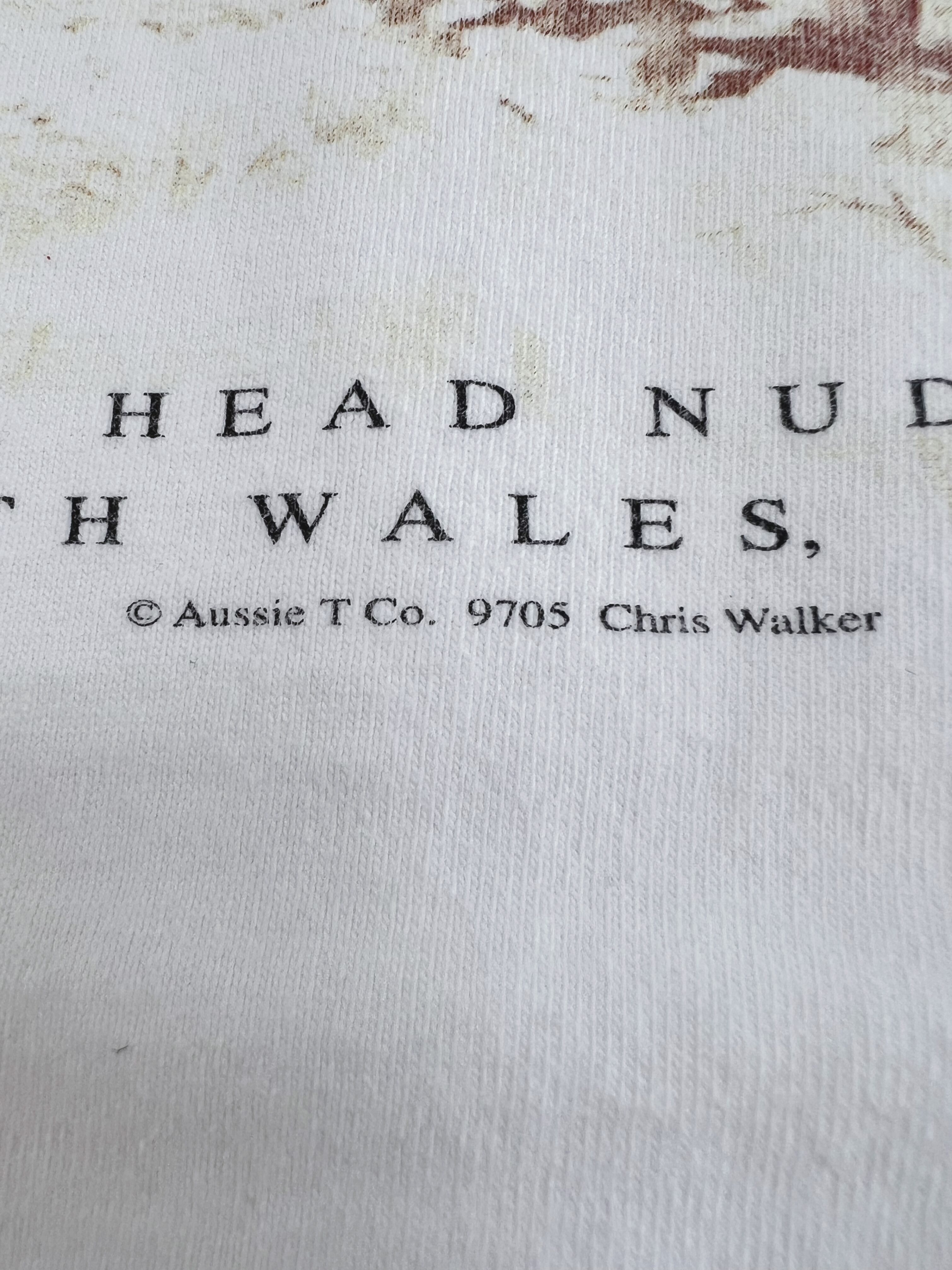 [ L ] The Aussie T Company 90's Made in USA "DOWN UNDER WEAR" Photo