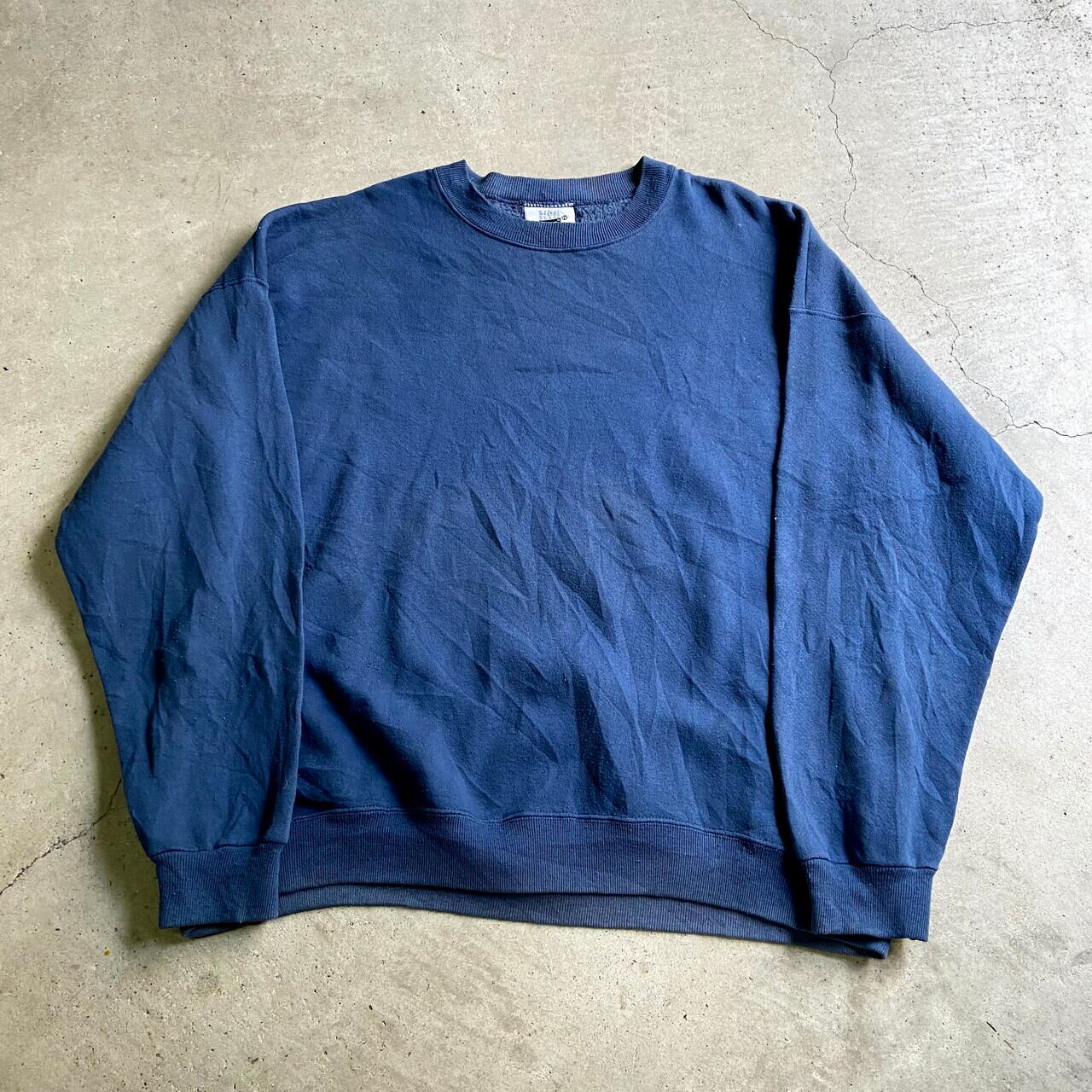 ビッグサイズ 90年代 USA製 Lee リー Heavy Weight 無地スウェット トレーナー メンズ2XL 古着 90s ヴィンテージ  ビンテージ プルオーバー トレーナー ネイビー 紺色 大きいサイズ 【トレーナー】【WS2201】 | cave 古着屋【公式】古着通販サイト