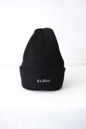 galerie thalys × FUJITO Knit Cap 'EN BOIS'　Black
