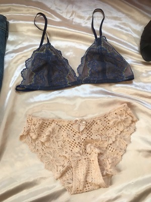 新製品♡パットが取り外しできる♡blue×white.set 