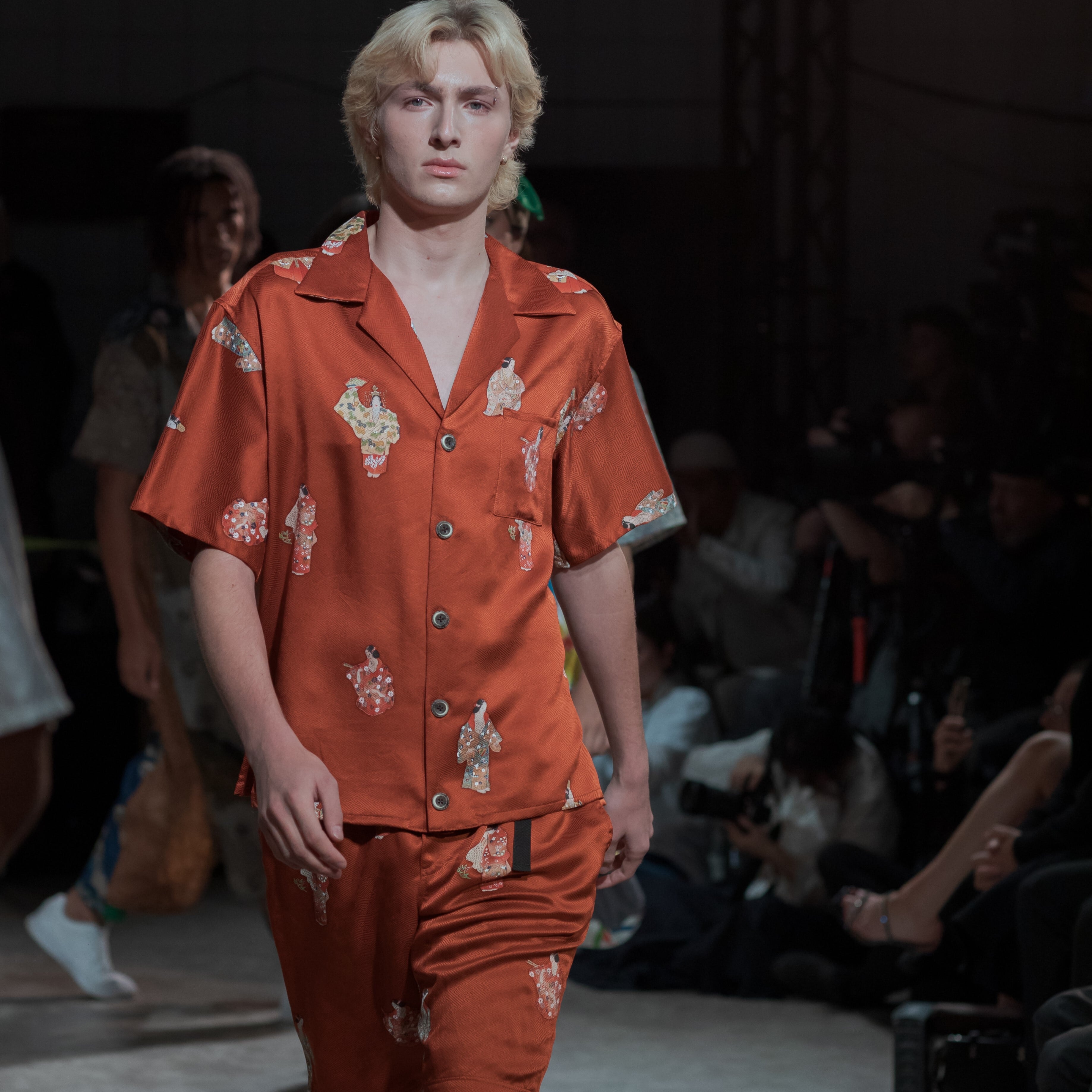 VFW Acote 半袖 アロハシャツ ショートパンツ セットアップ 着物