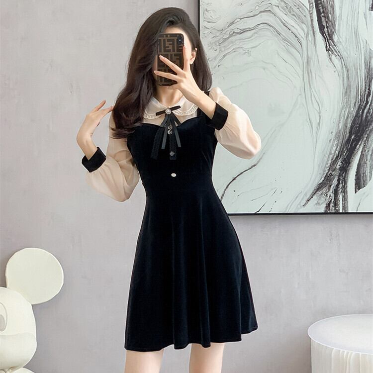 【dress】切り替えデートワンピース M26181