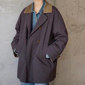 Two-Tone Collar Relaxed Jacket T3759