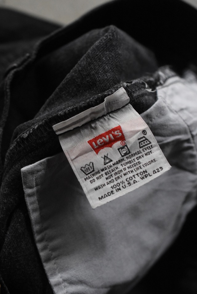 OK／90's "Levi's501" black denim pants