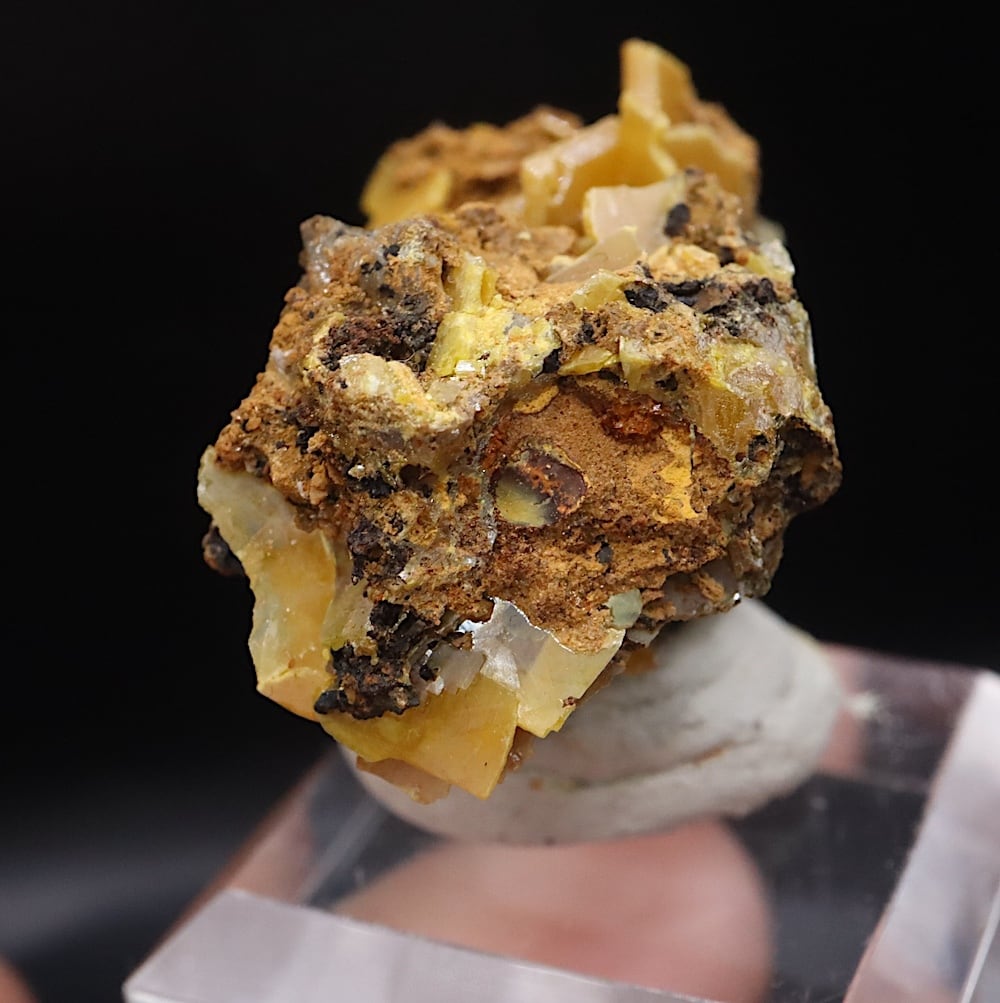 ネバダ州 モリブデン鉛鉱 ウルフェナイト 18.7g WF182 天然石 鉱物
