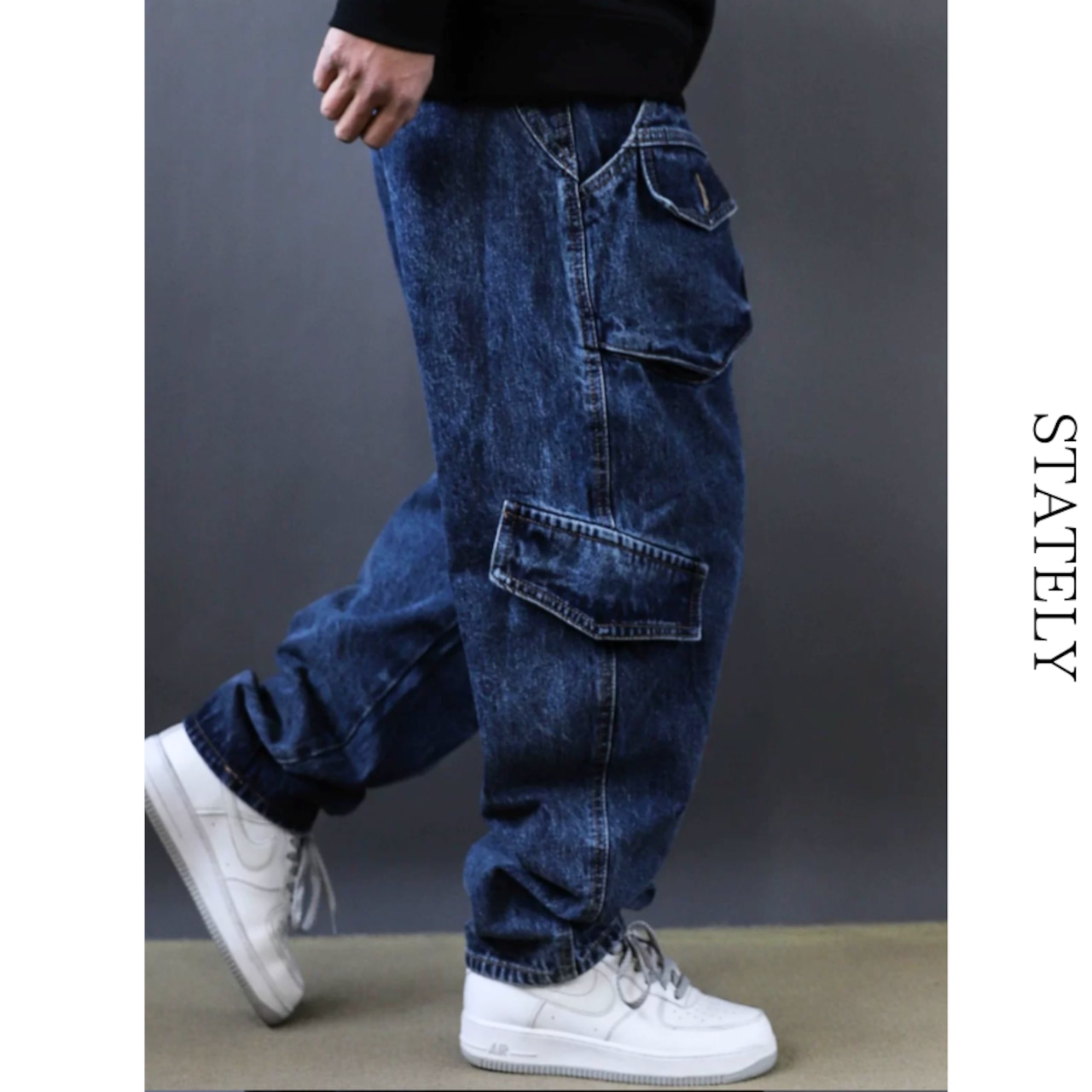 Pocket Cargo デニムパンツ_B04・画像3