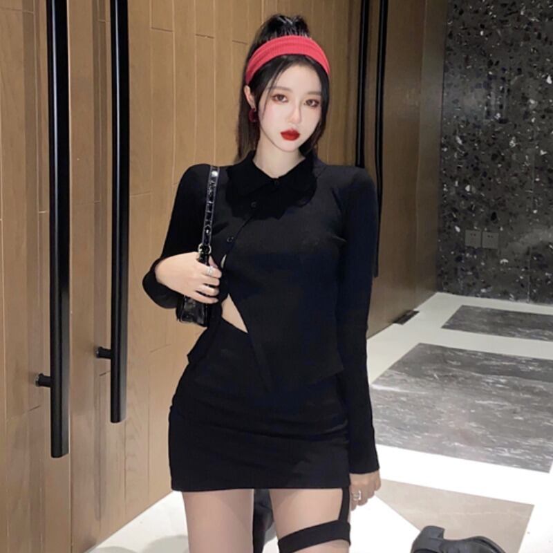 スプリングニットカーディガンジャケット スカート レディース 春物 YY-ファッション89322048107