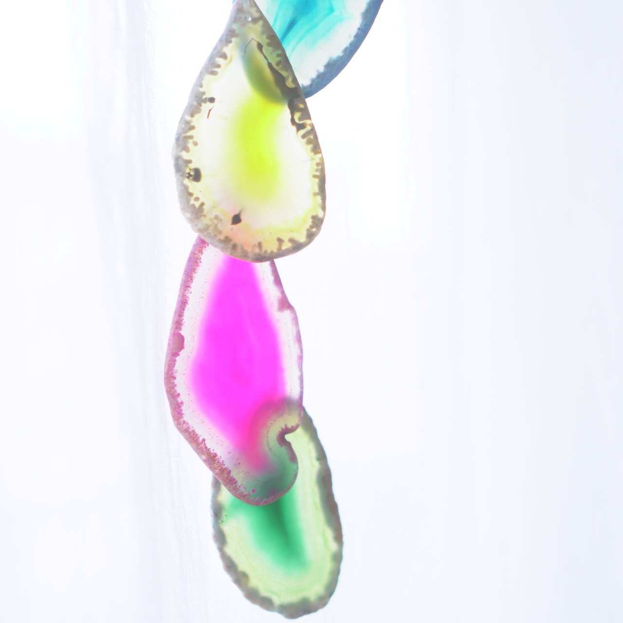 Blessed Rain 06 - アゲートヒーリングチャイム / Agate Sun Catcher Wind Chime 701