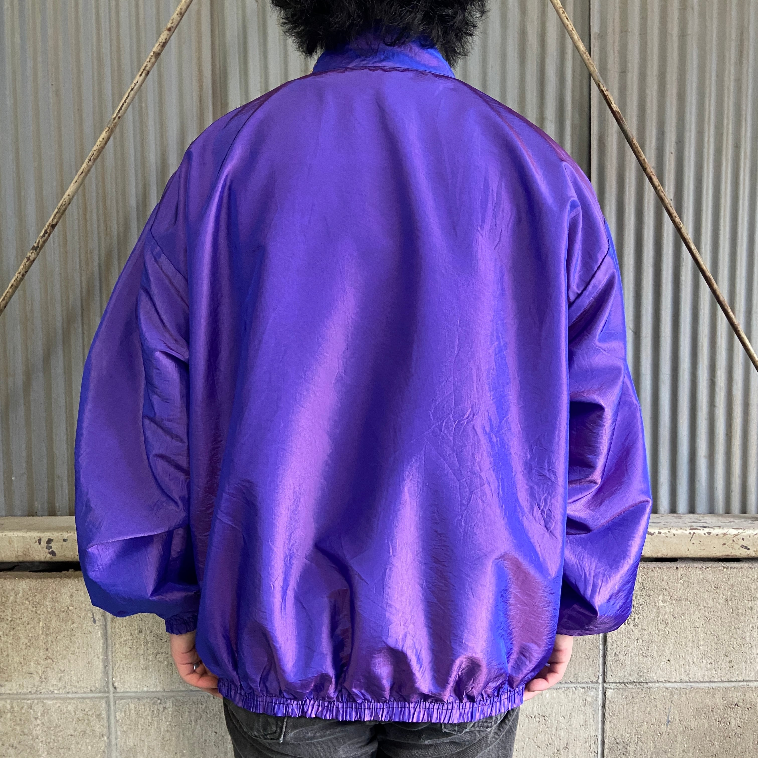 【かわいい☆ZARA】ナイロン　黒　ベージュ　薄紫　ジップジャンパー　サイズS