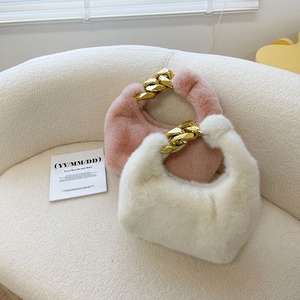 エコファーチェーンハンドルバッグ　　22418