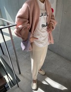 【25aw・再販】Cashmere Over-fit Cardigan_Pink
