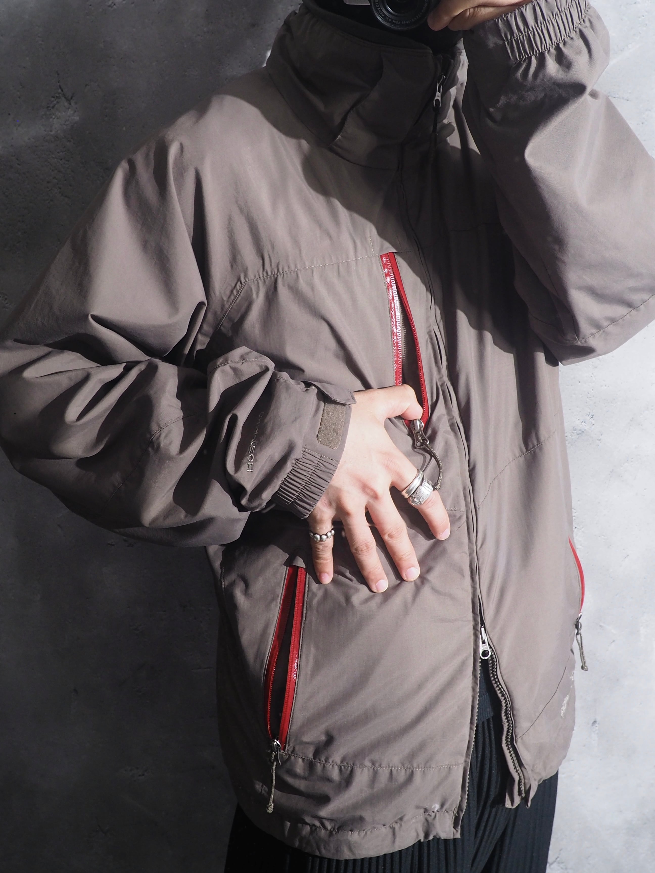 " Columbia Omni - Tech " High neck Full zip nylon jacket