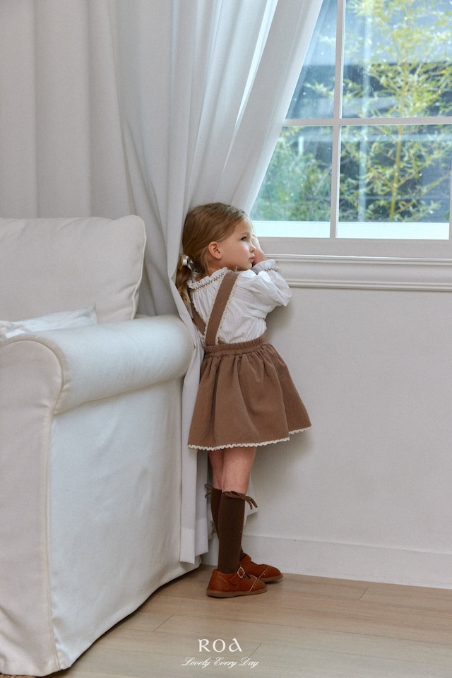 【1/27〆予約】<Roa>  Smoke printed blouse