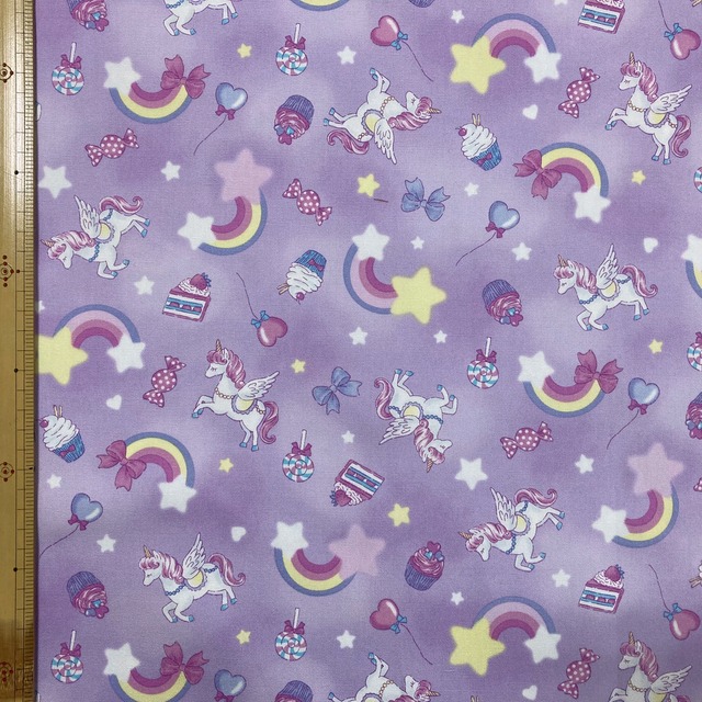 【職人仕立て（セット）】手作りお昼寝敷き布団＋カバー（ユニコーン）