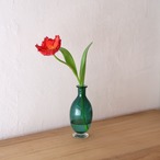 グリーンの丸花瓶