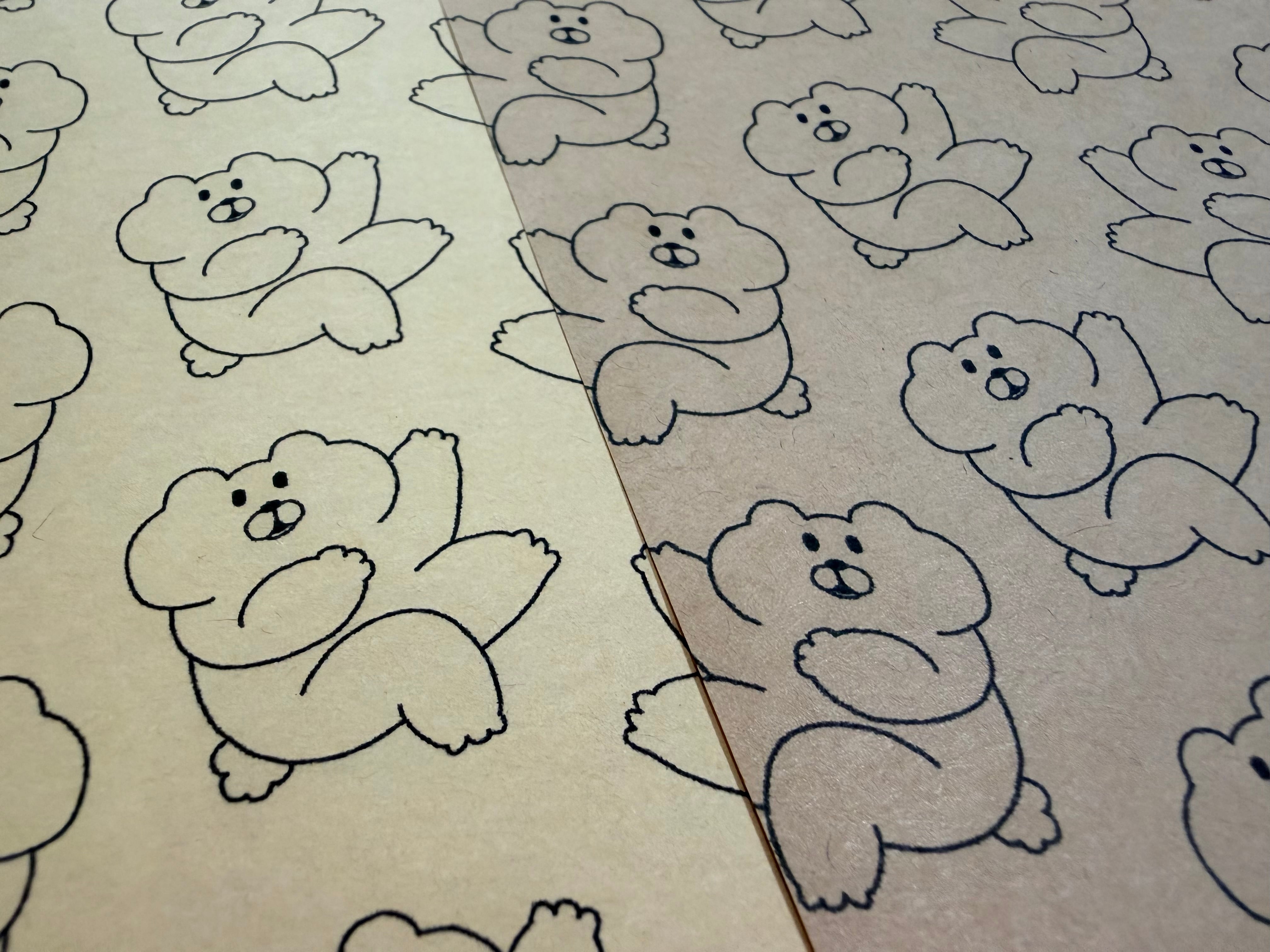 BB BEAR PAPER _ クラフトセット2