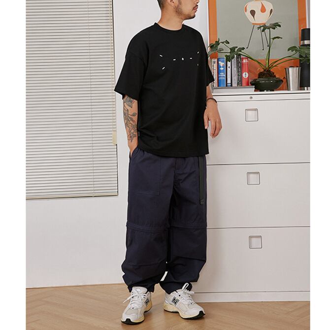 ★DETACHABLE LOOSE SPORTS PANTS　　　A0654