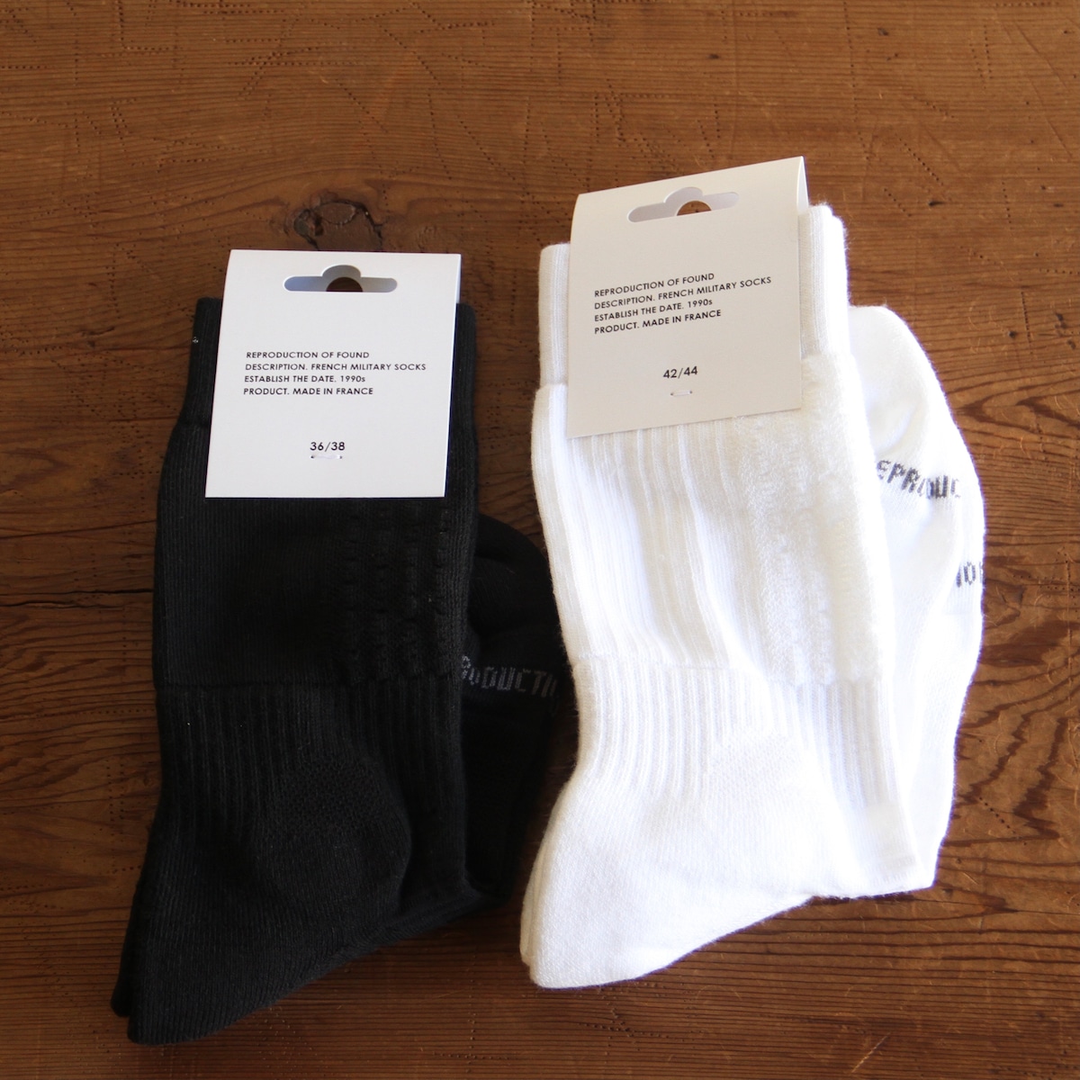 REPRODUCTION OF FOUND【 unisex 】French military socks | Terminal