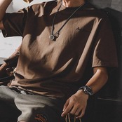 ラウンドネックTシャツ A4275