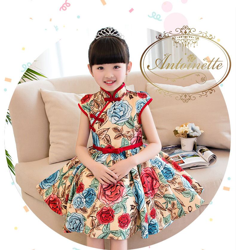 年末一掃セール140サイズ 2 China Dress Kids 中華街おでかけ チャイナドレス 子供用 こども キッズ ワンピース アジアン Antoinette