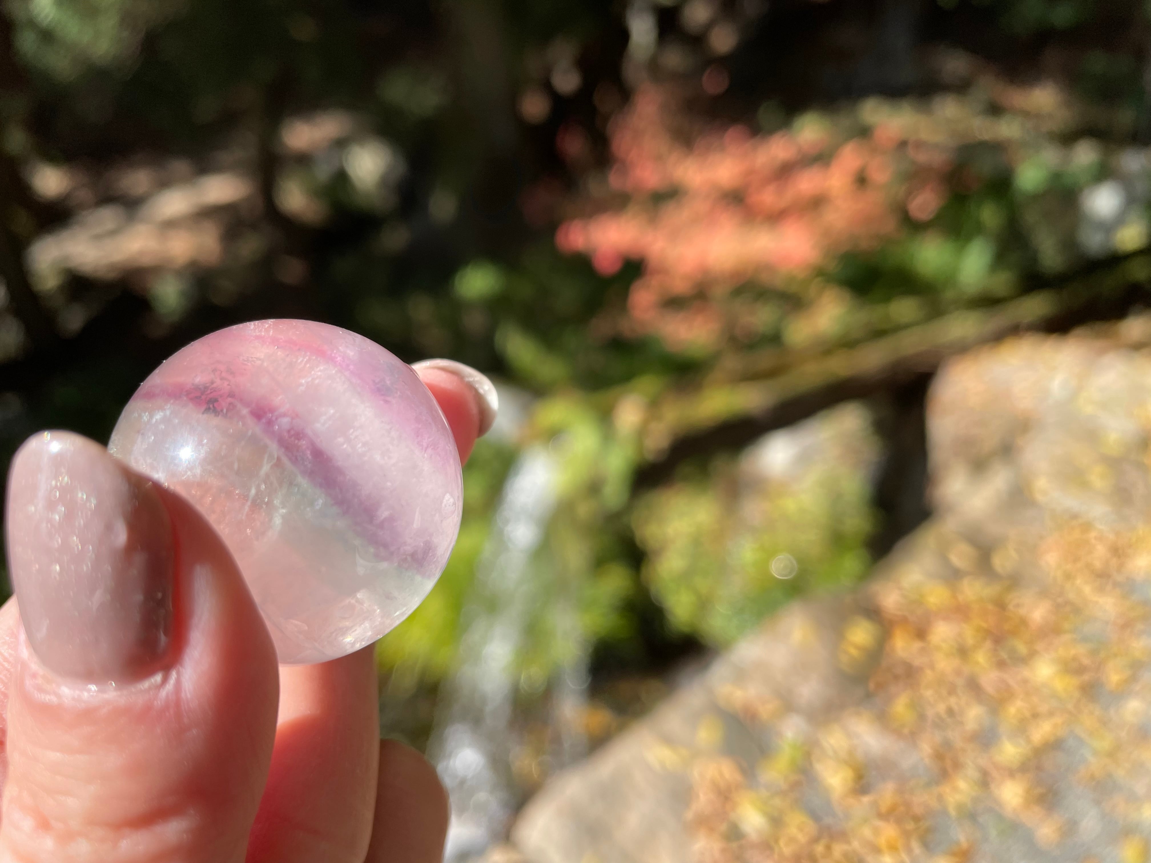 バイカラーフローライトスフィア 直径28mm | magmastone