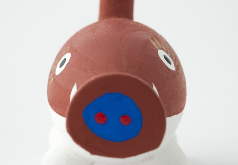 木彫品 いのしし 爆走 DOB027430