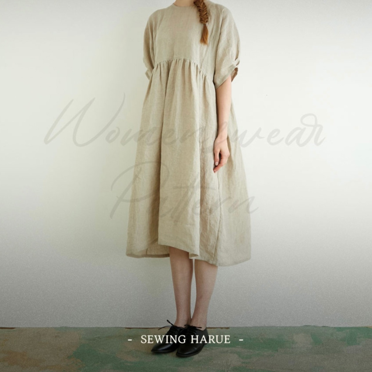 【予約】型紙のみ｜P1819｜Dress｜S.M.Lサイズ｜商用利用OK