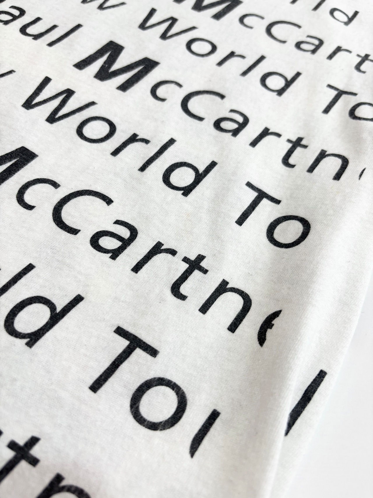 90s "PAUL McCARTNEY" WORLD TOUR Tee MADE IN USA Size XL