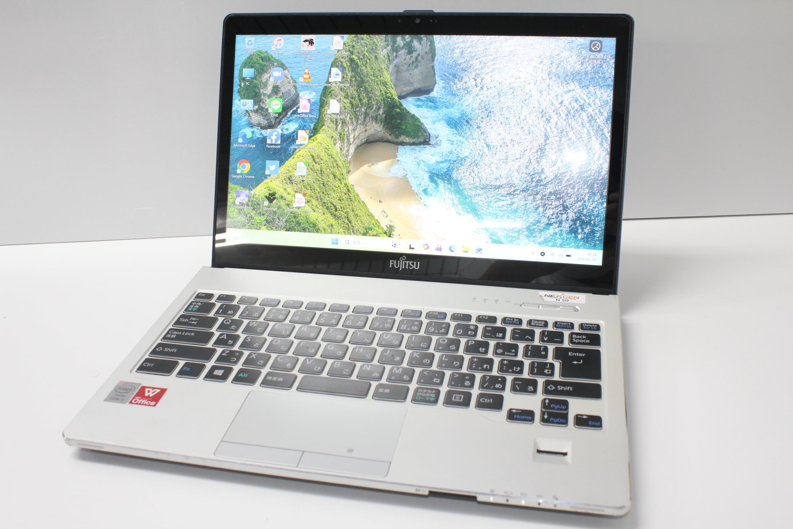 中古ノートPC】富士通〈LIFEBOOK NH75/E2〉Ryzen7/SSD512GB/メモリ8GB