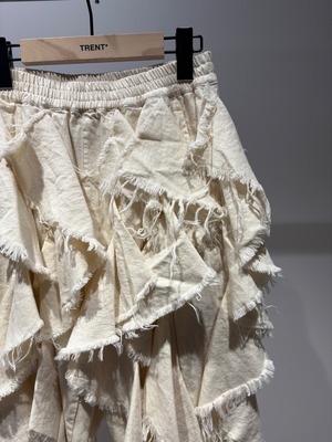 【26SS】BELPER  ベルパー / パンツ / LIGHT OZ RUFFLE DENIM PANT